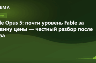 AI-ассистенты: Claude Opus 5: почти уровень Fable за половину цены — честный разбор после релиза — AITEMA